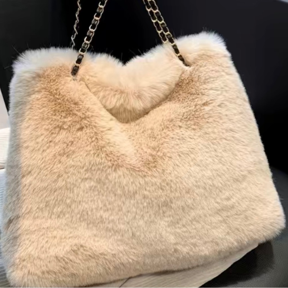 Elegant Plush Imitation Wool Bag/Crossbody